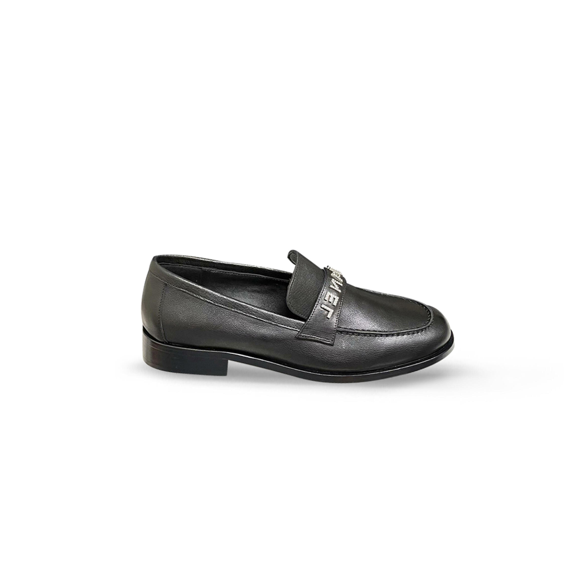 CHANEL BLACK LEATHER LOAFERS PHARRELL